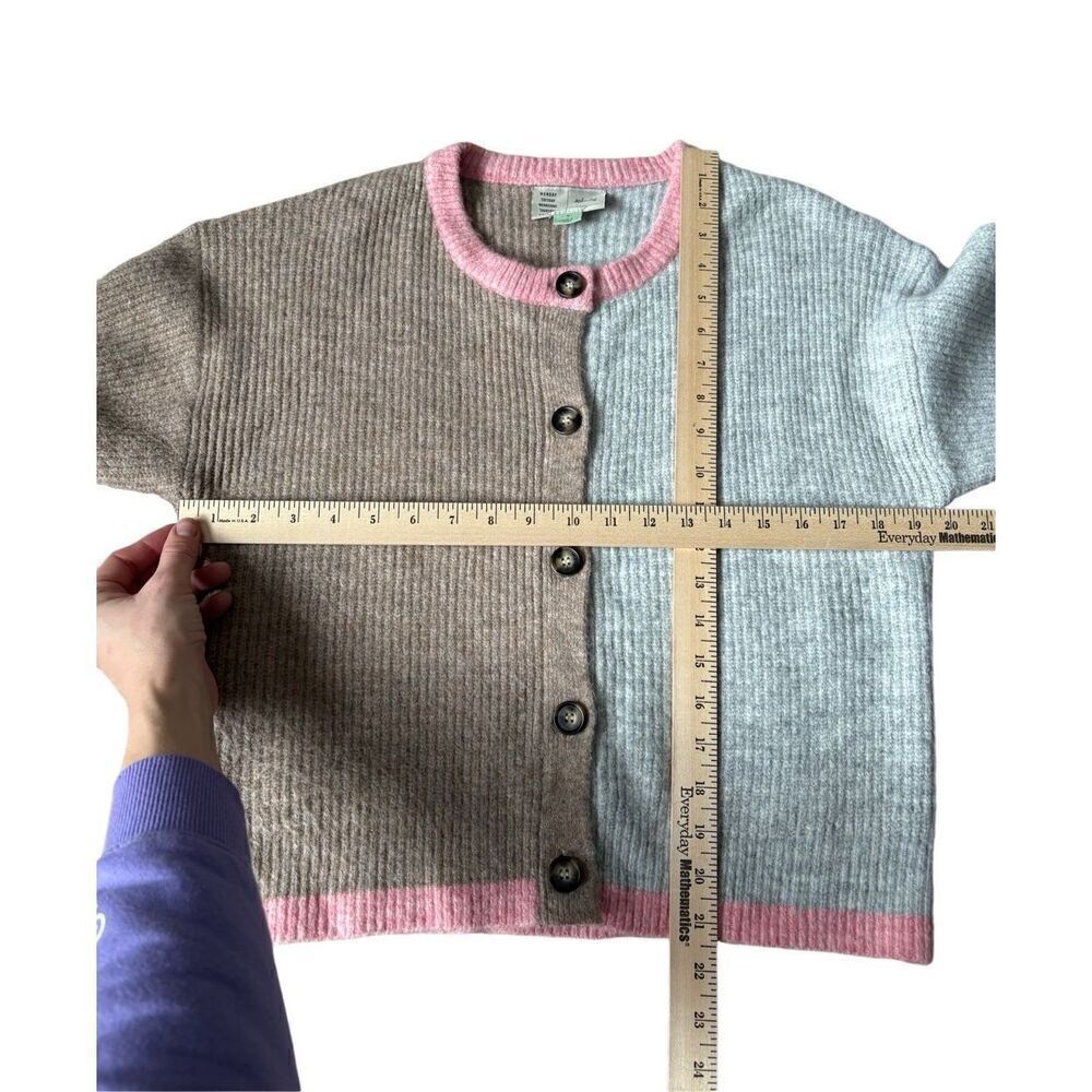 Anthropologie Saturday Sunday Lounge set‎ Top Cardigan size M Taupe Gray - Picture 7 of 12
